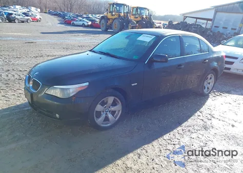 2007 BMW 530I z USA, uszkodzony, nr VIN WBANE73557CM50045